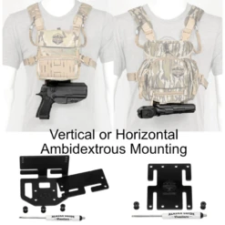 Alaska Guide Creations Black Arch Holster Kit -Winchester Store 1125094 800 auto