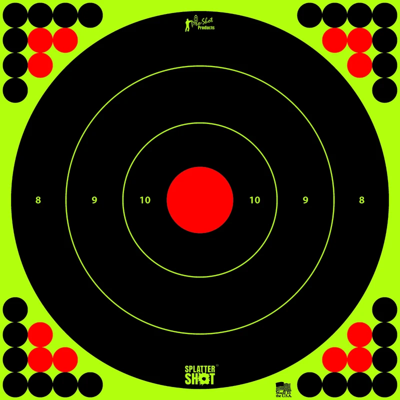 Pro-Shot SplatterShot Green Bull's-eye Target (5 Pack) 3 Pro-Shot SplatterShot Green Bull's-eye Target (5 Pack)