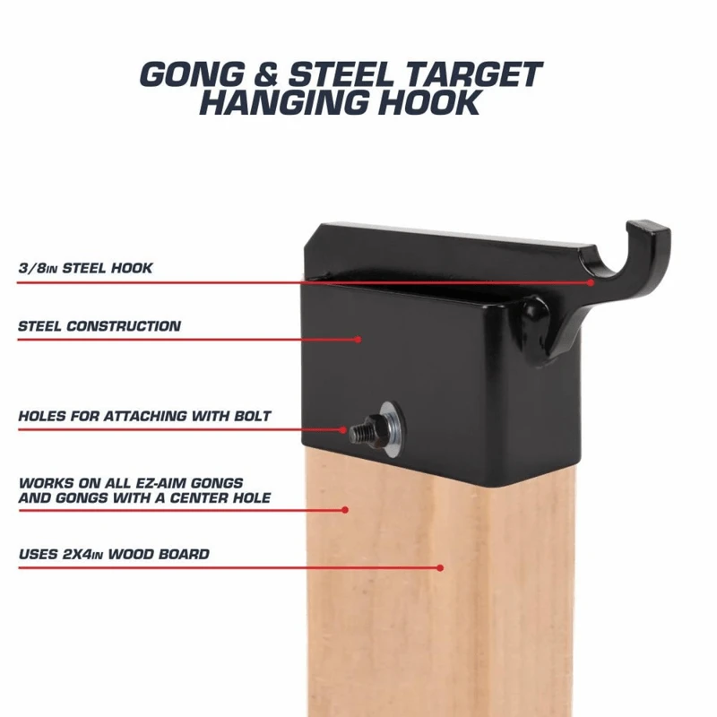 Allen EZ Aim Steel Gong Shooting Target Hanging Hook 5 Allen EZ Aim Steel Gong Shooting Target Hanging Hook - Image 3