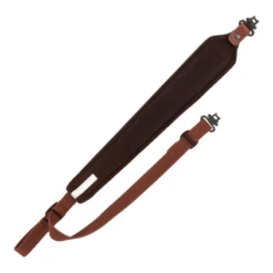 Allen Deer Head Padded Leather Rifle Sling With Swivels -Winchester Store 1291991 800 auto