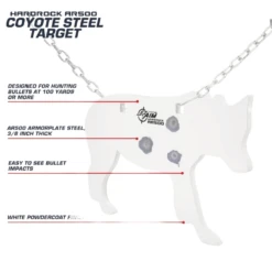 Allen Ez Aim Ar500 Coyote Steel Shooting Gong Target -Winchester Store 1292083 800 auto