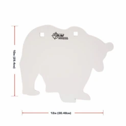 Allen EZ Aim AR500 Steel Bear Silhouette Shooting Target