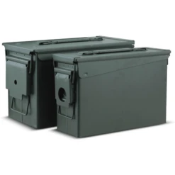 Focus On Tools Metal Ammo Cans (2 Pack)