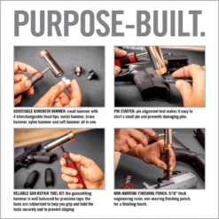 Real Avid Accu-Punch Gun Hammer And Pin Punch Set -Winchester Store 1411405 800 auto