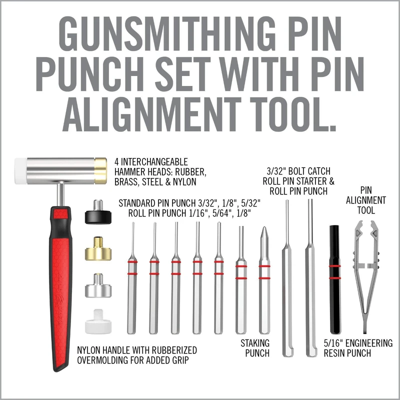 Real Avid Accu-Punch Hammer & AR15 Pin Punch Set 10 Real Avid Accu-Punch Hammer & AR15 Pin Punch Set - Image 8
