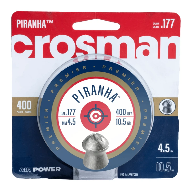 Crosman Piranha Premier .177 Caliber Pellet (400) 5 Crosman Piranha Premier .177 Caliber Pellet (400) - Image 3