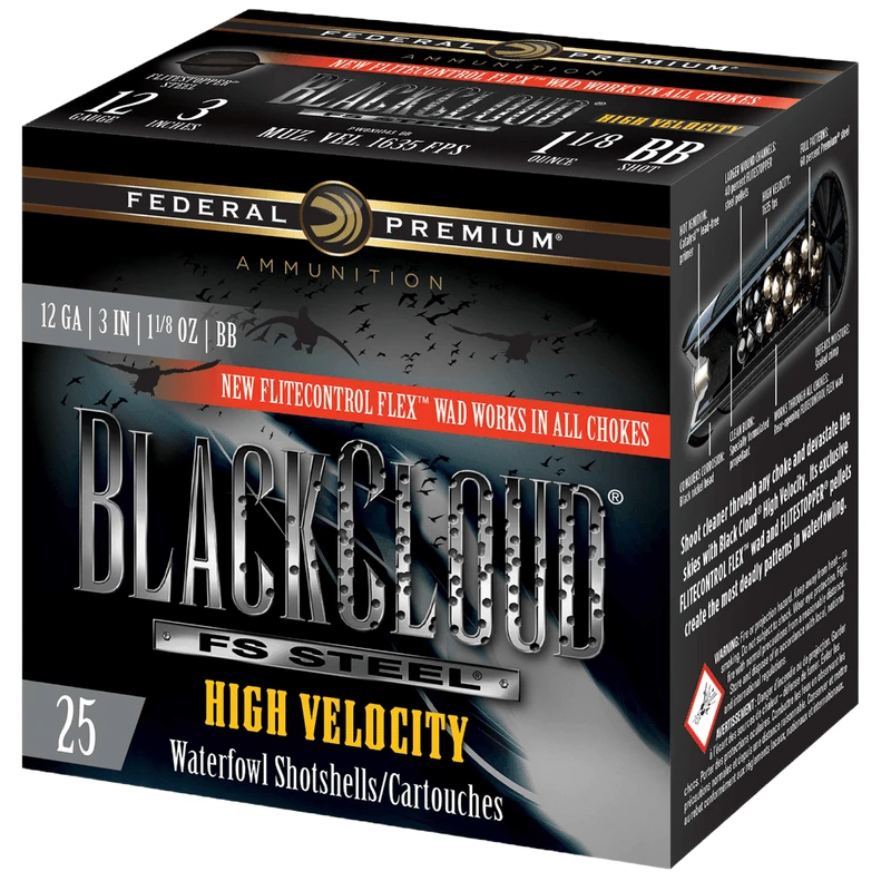 Federal Black Cloud FS Steel High Velocity Ammunition 3 Federal Black Cloud FS Steel High Velocity Ammunition