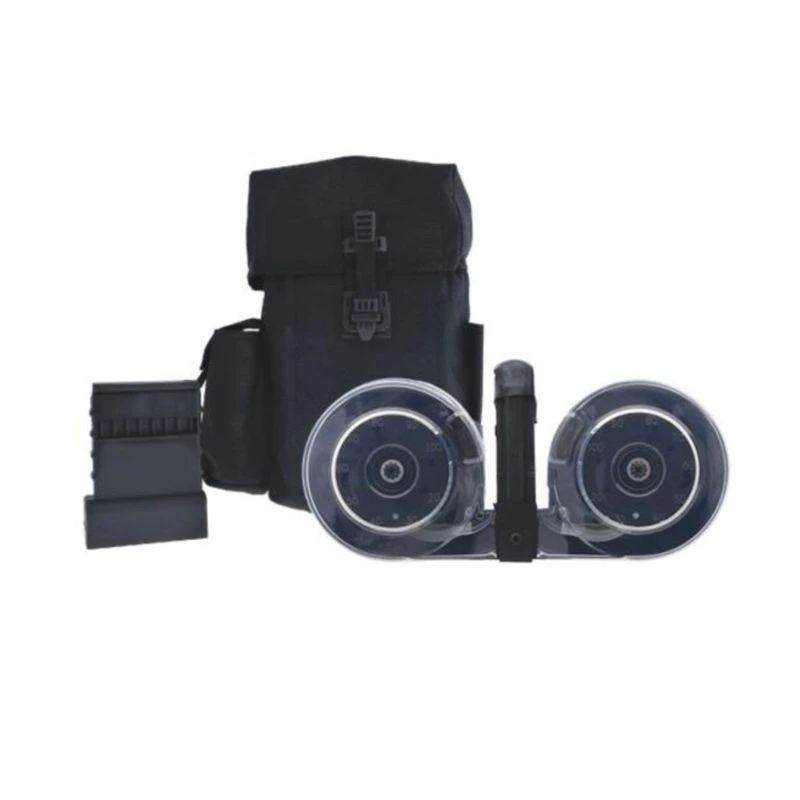 Red White Blue AR-15 100 Round Dual Drum Magazine 3 Red White Blue AR-15 100 Round Dual Drum Magazine